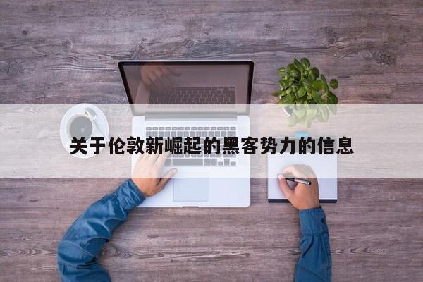 关于伦敦新崛起的黑客势力的信息