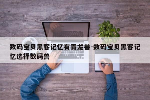 数码宝贝黑客记忆有青龙兽-数码宝贝黑客记忆选择数码兽