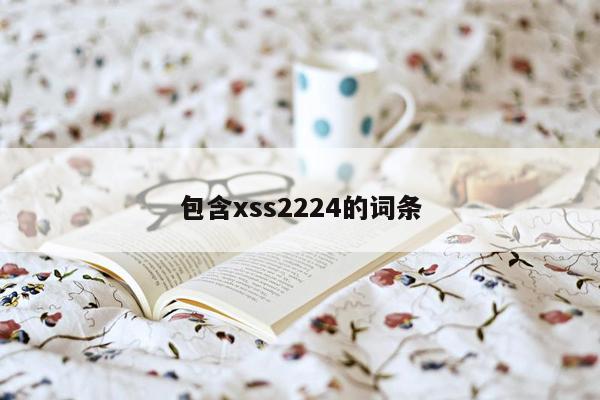 包含xss2224的词条