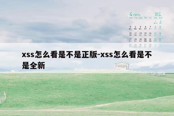 xss怎么看是不是正版-xss怎么看是不是全新