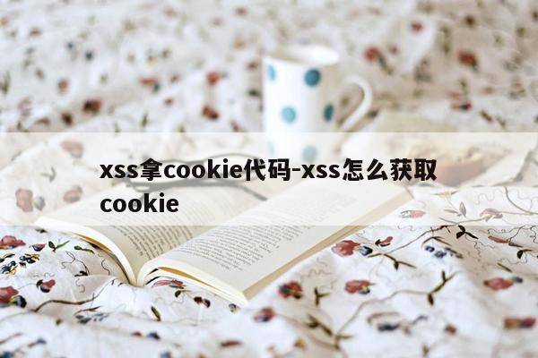 xss拿cookie代码-xss怎么获取cookie