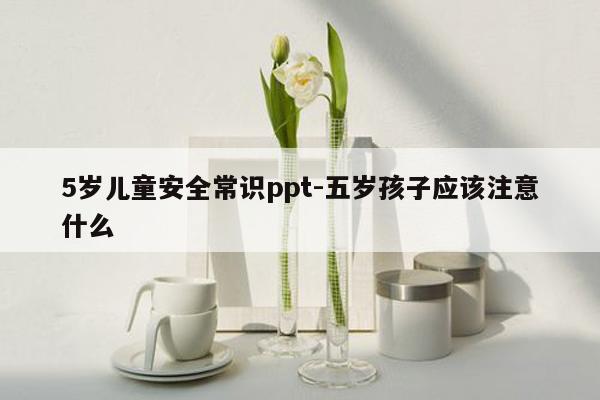 5岁儿童安全常识ppt-五岁孩子应该注意什么