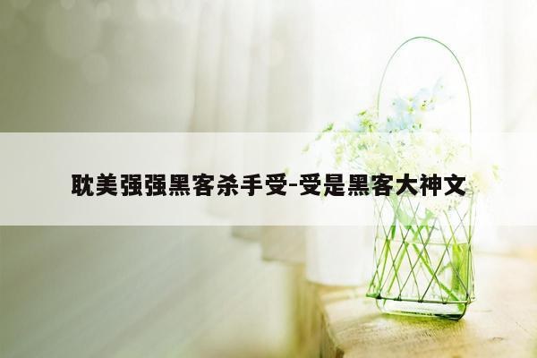 耽美强强黑客杀手受-受是黑客大神文