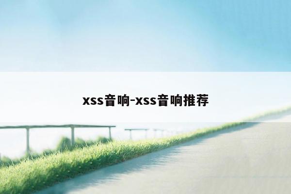 xss音响-xss音响推荐