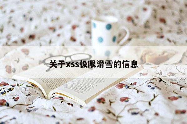 关于xss极限滑雪的信息