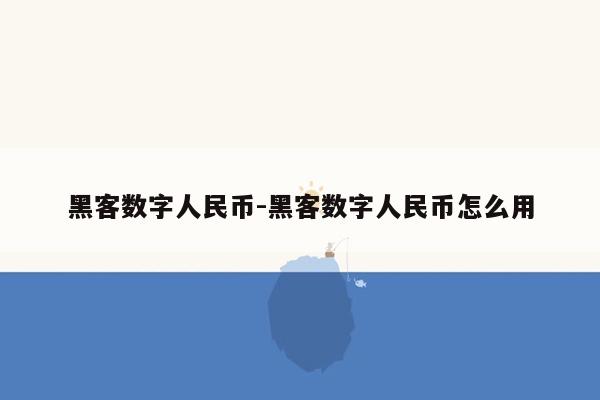 黑客数字人民币-黑客数字人民币怎么用