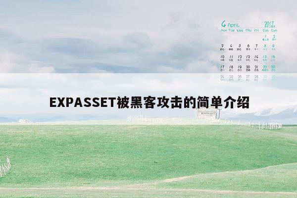 EXPASSET被黑客攻击的简单介绍