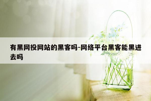 有黑网投网站的黑客吗-网络平台黑客能黑进去吗