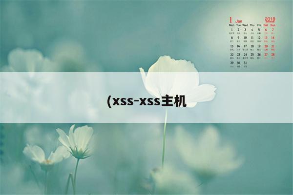 (xss-xss主机