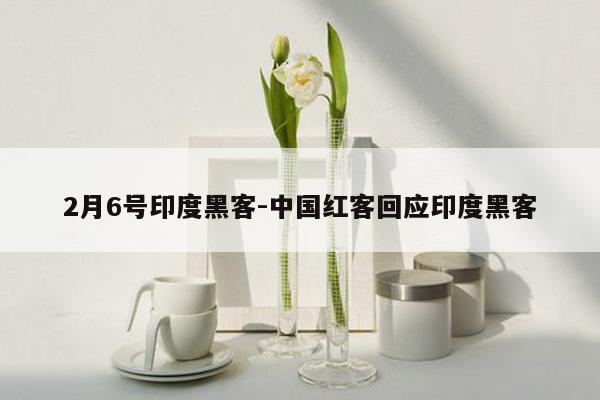 2月6号印度黑客-中国红客回应印度黑客