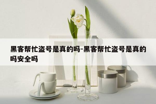 黑客帮忙盗号是真的吗-黑客帮忙盗号是真的吗安全吗